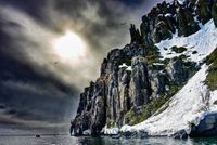 Dramatic Landscape Svalbard