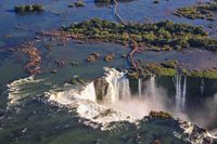 Iguassu Devils Throat Aerial View